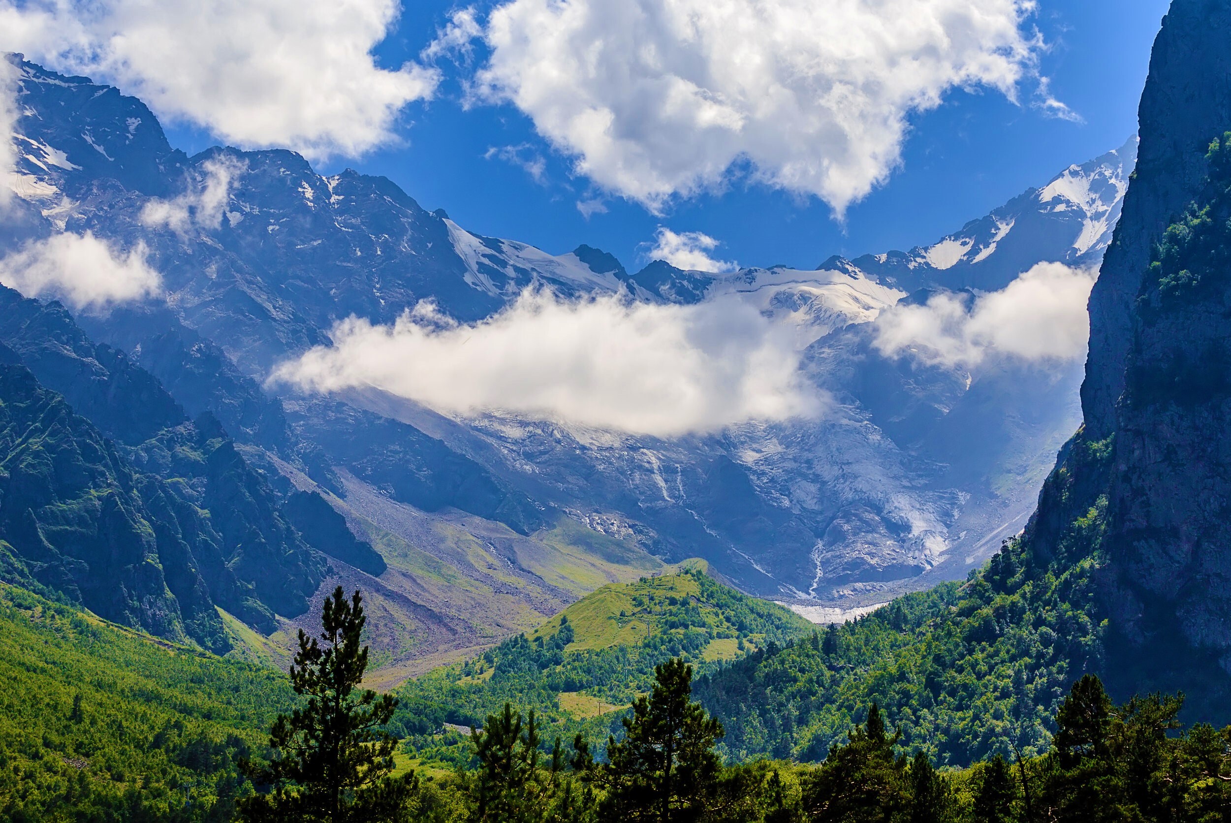 Горы Северное Осети Кавказ